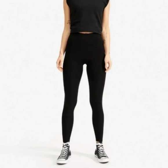 Everlane ReNew High Waist The Perform Black Leggings XS - Picture 1 of 7